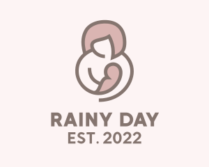 Mother & Child Breastfeed logo design