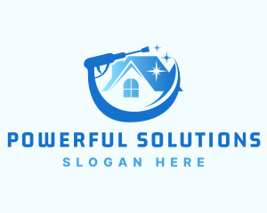 Hygiene Sanitation Pressure Washing logo design