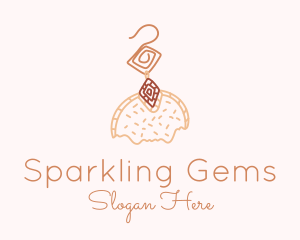 Boho Dangling Earrings  logo design