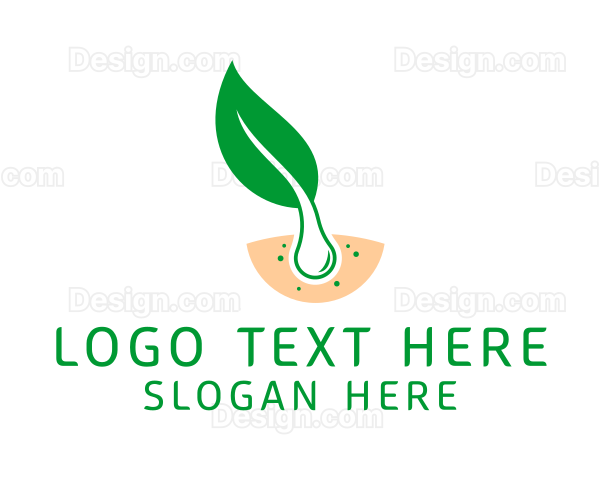 Organic Hair Treatment Logo