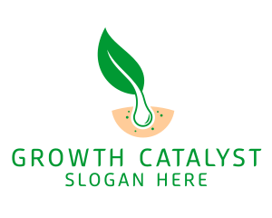 Organic Hair Treatment  logo design