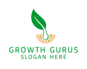 Organic Hair Treatment  logo design