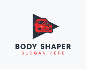 Shiny Automotive Car  logo design