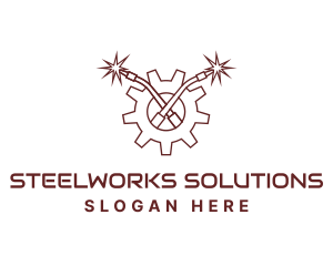 Repair Welding Gear logo design