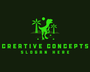 Raptor Dinosaur Park logo design