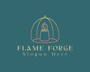 Bird Cage Candle logo design