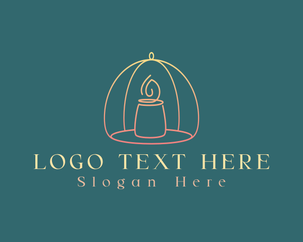 Candle logo example 1