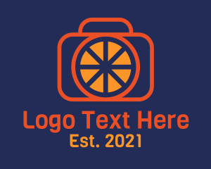 Orange Camera Lens  logo