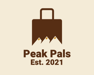 Mountain Peak Luggage  logo design