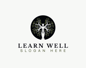 Tree Woman Wellness logo design