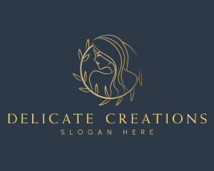 Luxury Nature Woman  Logo