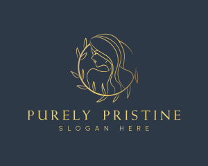 Luxury Nature Woman  Logo