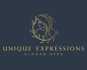 Luxury Nature Woman  Logo