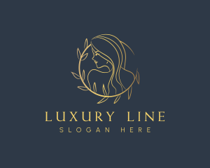 Luxury Nature Woman  logo design