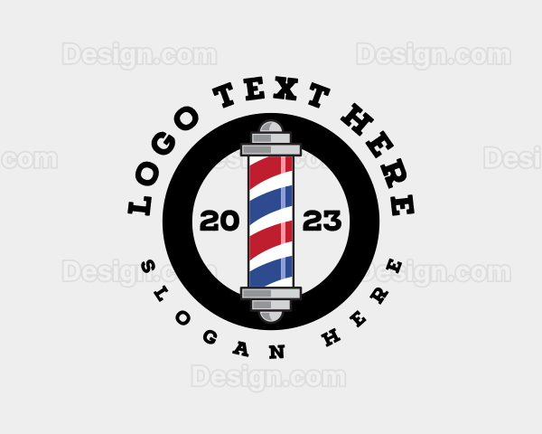 Barbershop Grooming Stylist Logo