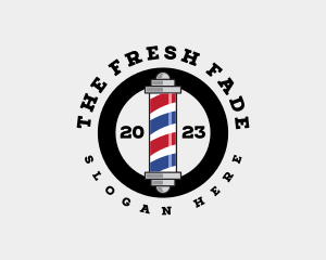 Barbershop Grooming Stylist logo design