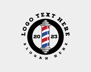 Stylist - Barbershop Grooming Stylist logo design