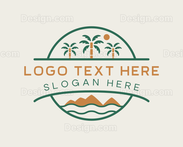 Island Beach Travel Logo