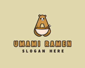 Ramen Noodle Bear logo