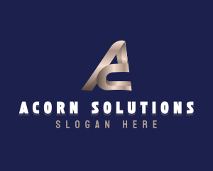 Industrial Consultant Letter A logo design