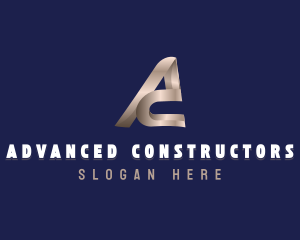 Industrial Consultant Letter A logo design