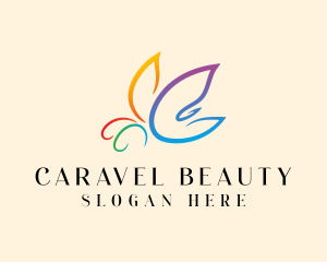 Elegant Butterfly Beauty logo design