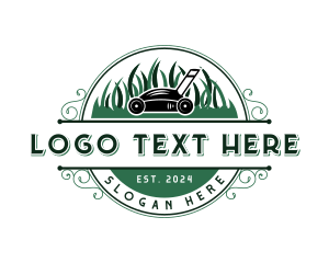 Lawn Mower Grass logo