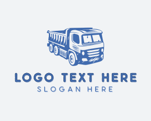 Transportation Cargo Truck logo