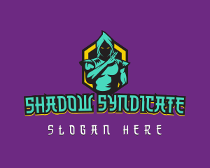 Shadow Ninja Emblem logo design