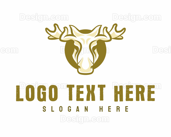 Antler Moose Elk Logo