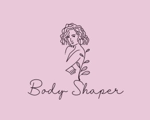 Woman Body Dermatology  logo design