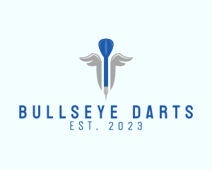 Darts Sports Wings logo design