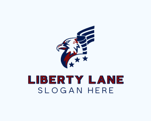 Patriotic Eagle Bird logo