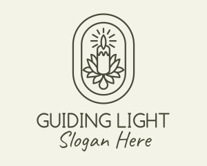 Spiritual Church Candle logo design