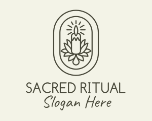 Spiritual Church Candle logo design