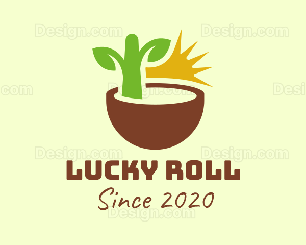 Natural Plant Seedling Logo