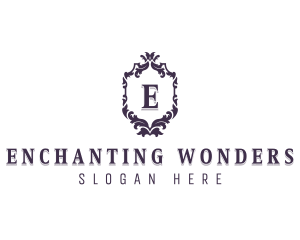 Wreath Wedding Event logo design