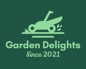 Lawn Mower Gardening logo design