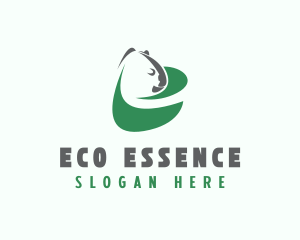 Green Eco Koala  logo design