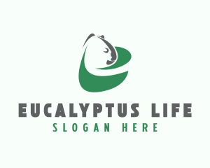 Green Eco Koala  logo