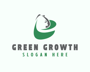 Green Eco Koala  logo design