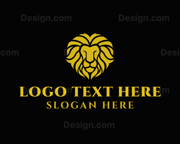 Luxury Lion Mane Logo