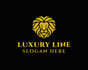 Luxury Lion Mane logo design