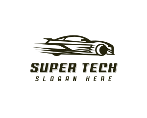 Speed Super Car logo design