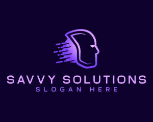 Artificial Intelligence Head logo
