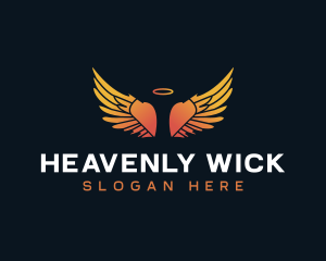 Heavenly Angelic Wings logo design