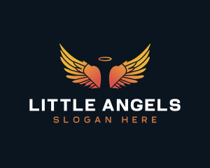 Heavenly Angelic Wings logo design