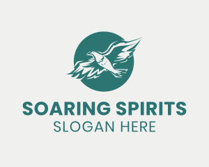 Soaring Flying Eagle logo