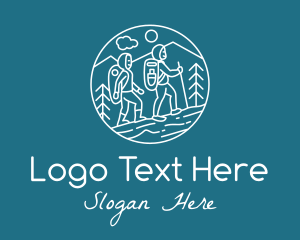 Outdoor Hiking Adventure  Logo