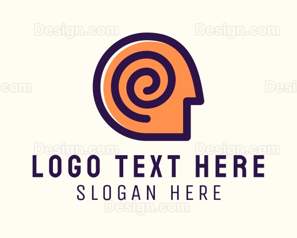 Human Psychology Thinking Logo